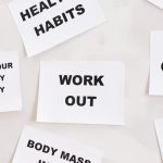 Collection of motivational health and fitness messages on cards. Inspire healthy habits and lifestyle changes.